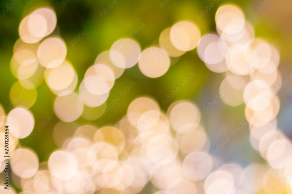 Obraz premium Defocus of light bokeh