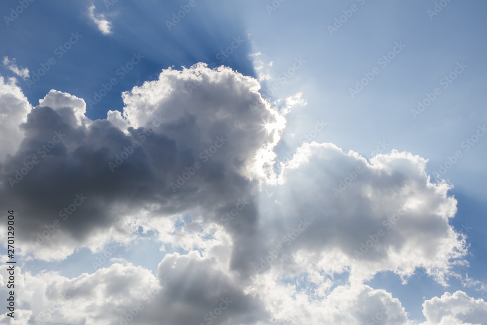 Fototapeta premium Blue sky and clouds