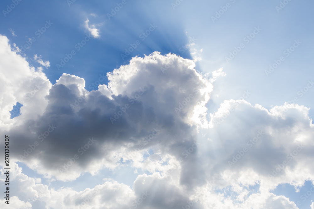 Blue sky and clouds Blue sky and clouds