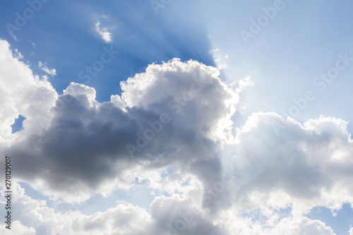 Blue sky and clouds