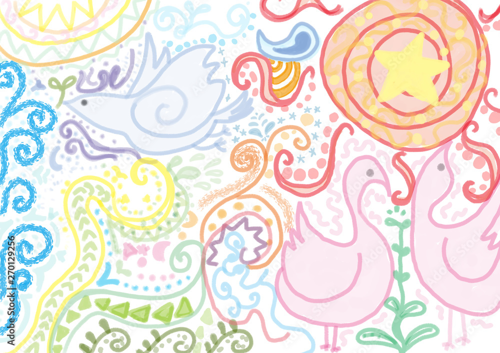 seamless pattern with birds seamless pattern with birds