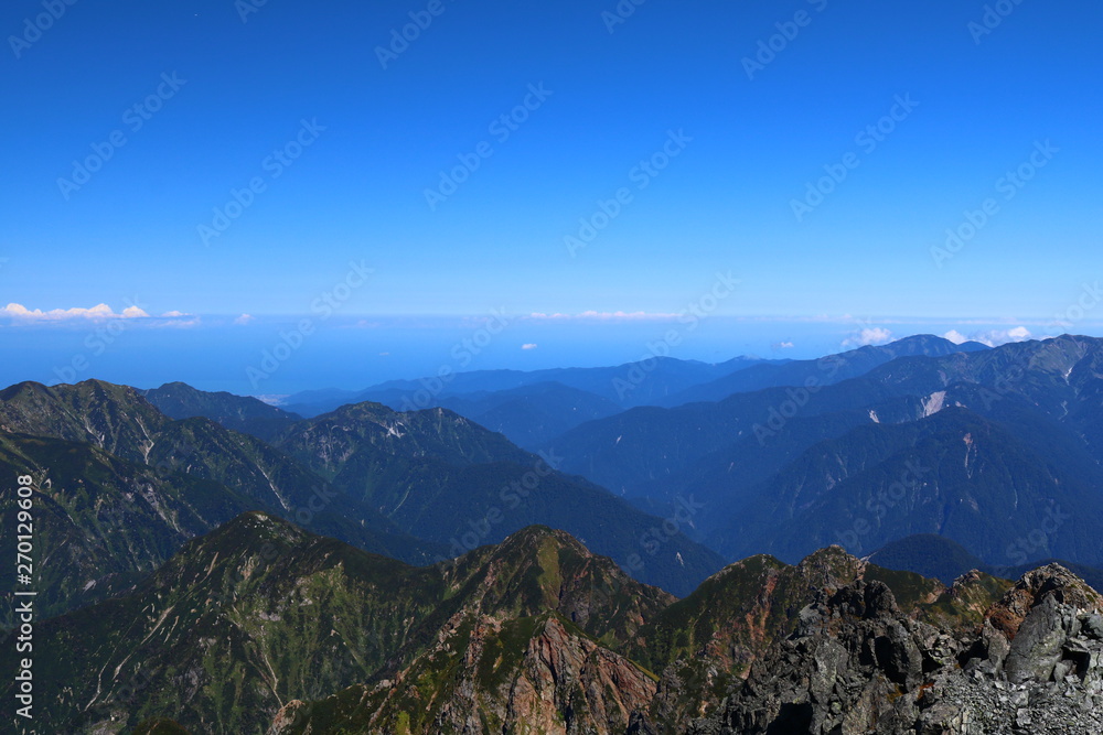 Fototapeta premium mountains and clouds