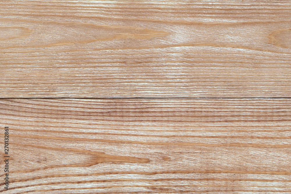 Background of two light wooden panels tinted with protective composition. Background of two light wooden panels tinted with protective composition.