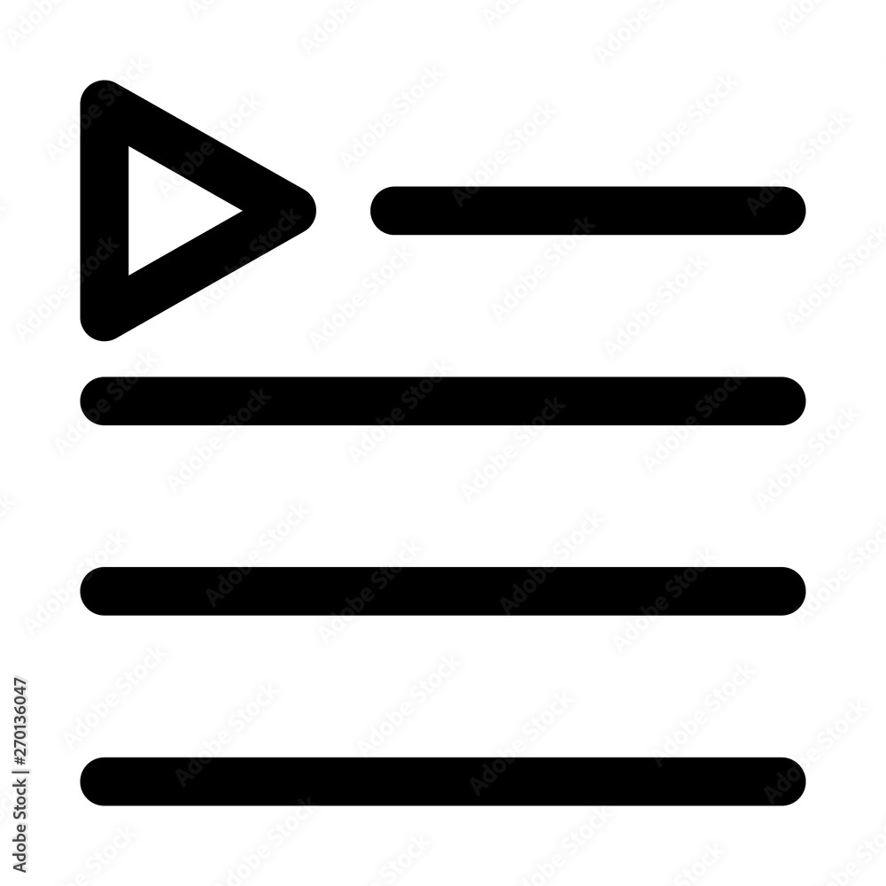 Media Player Icons Set  Vector Illustration - Vector