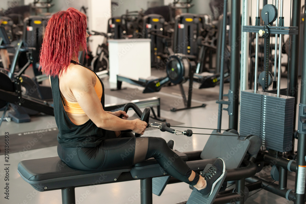 beautiful fitness girl with muscular body beautiful fitness girl with muscular body