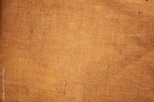 Принти на полотні Texture of homespun linen fabric