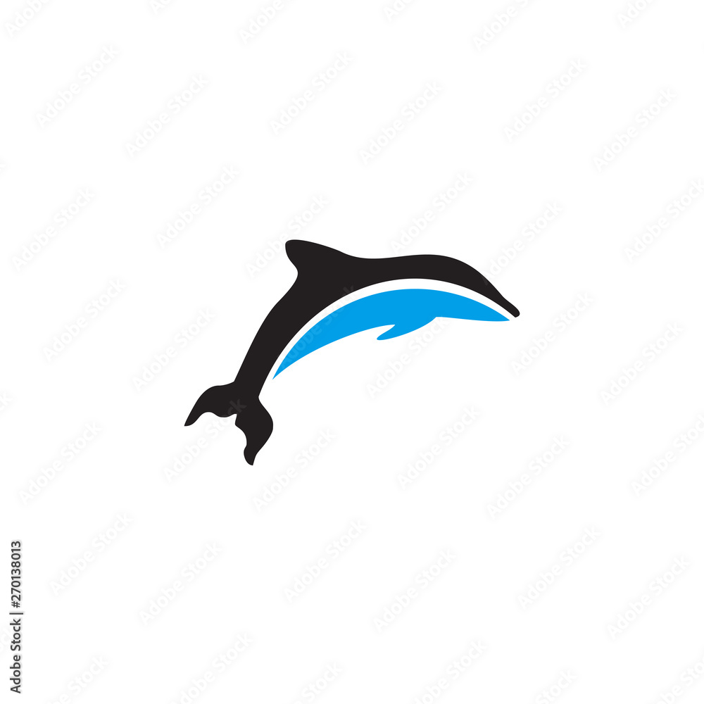 Dolphin logo design vector template Dolphin logo design vector template