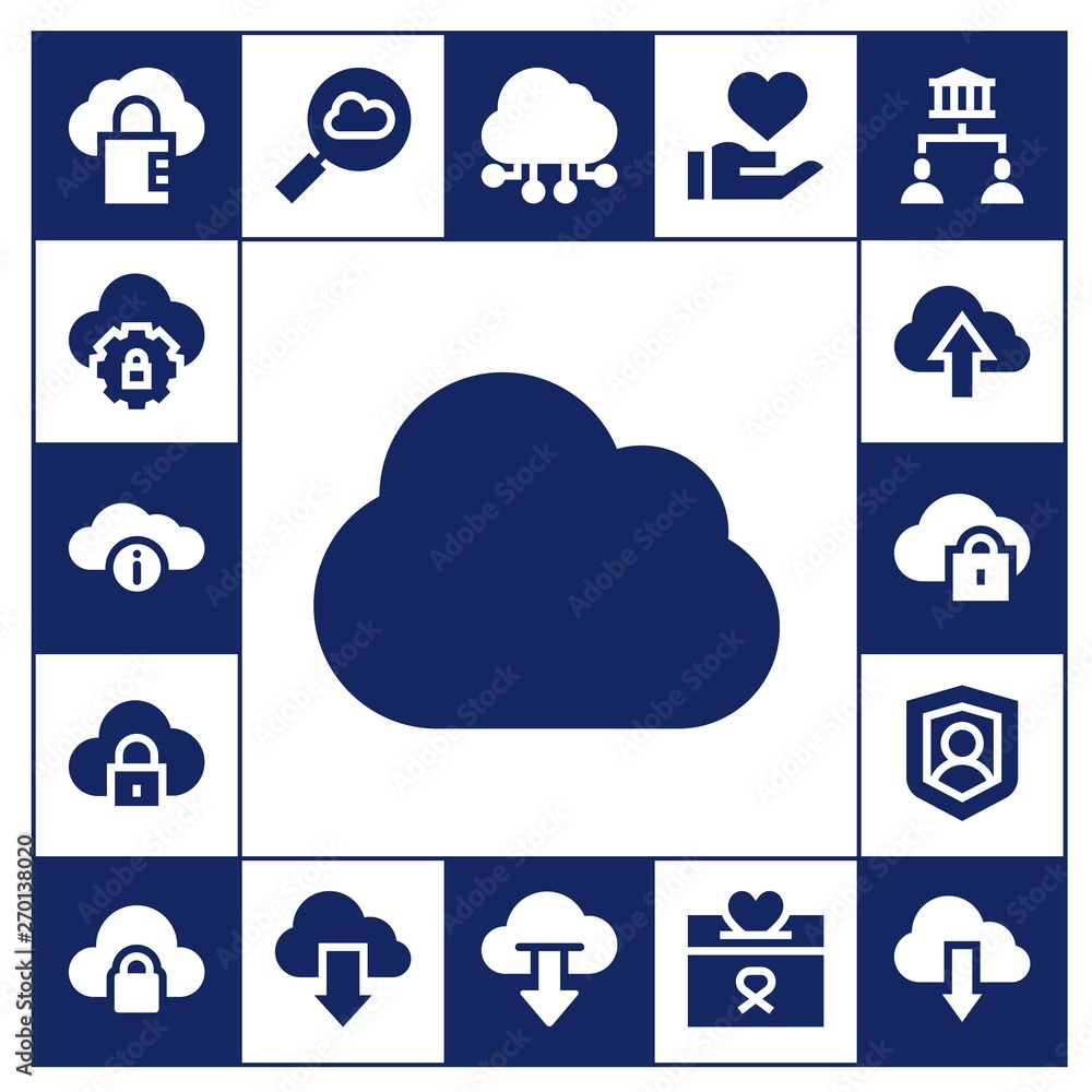 Obraz premium sharing icon set