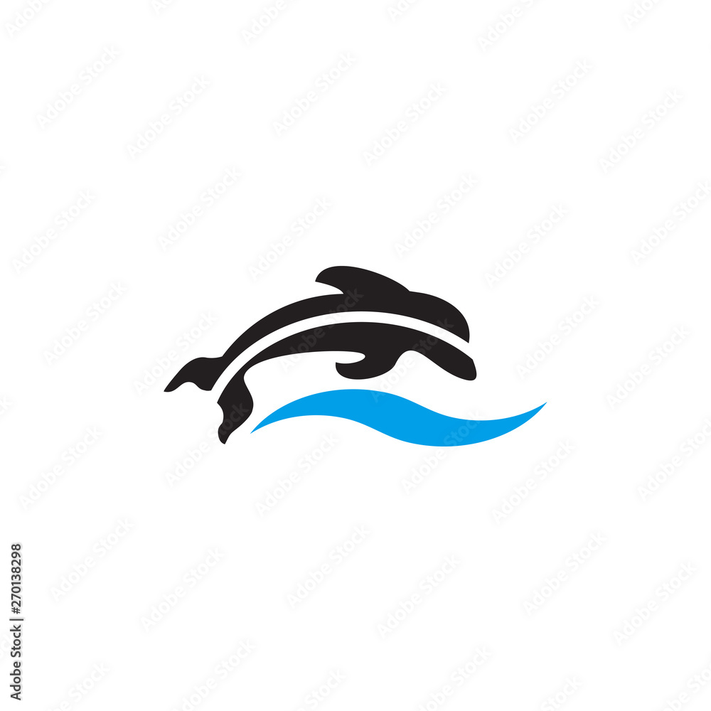 Dolphin logo design vector template Dolphin logo design vector template