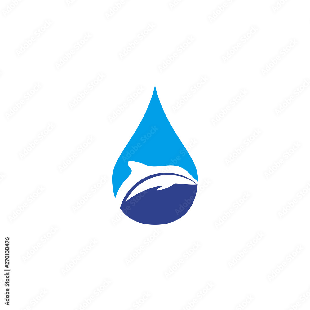 Dolphin logo design vector template Dolphin logo design vector template