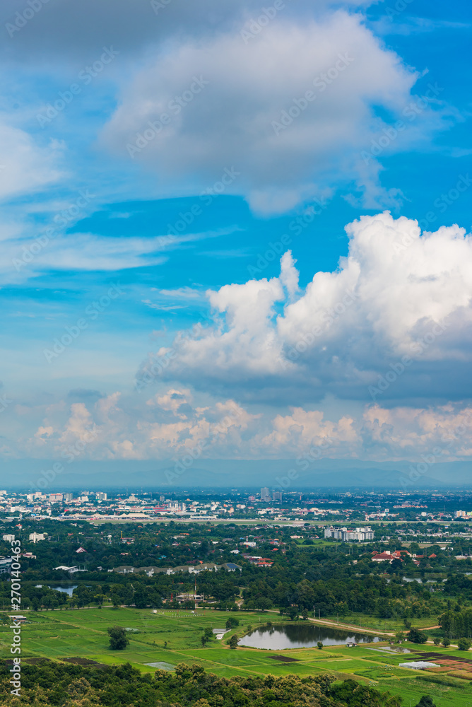  panorama image of Chiang Mai province,Thailand.