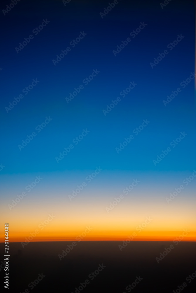 clear sunset sky for background.
