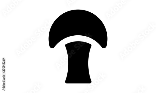 Mushroom icon for food or nature design