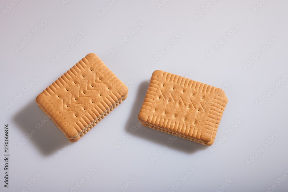wafers isolated on white background wafers isolated on white background