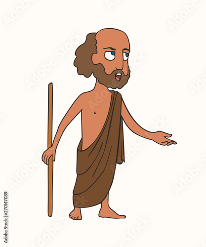 cartoon ancient Greek orator