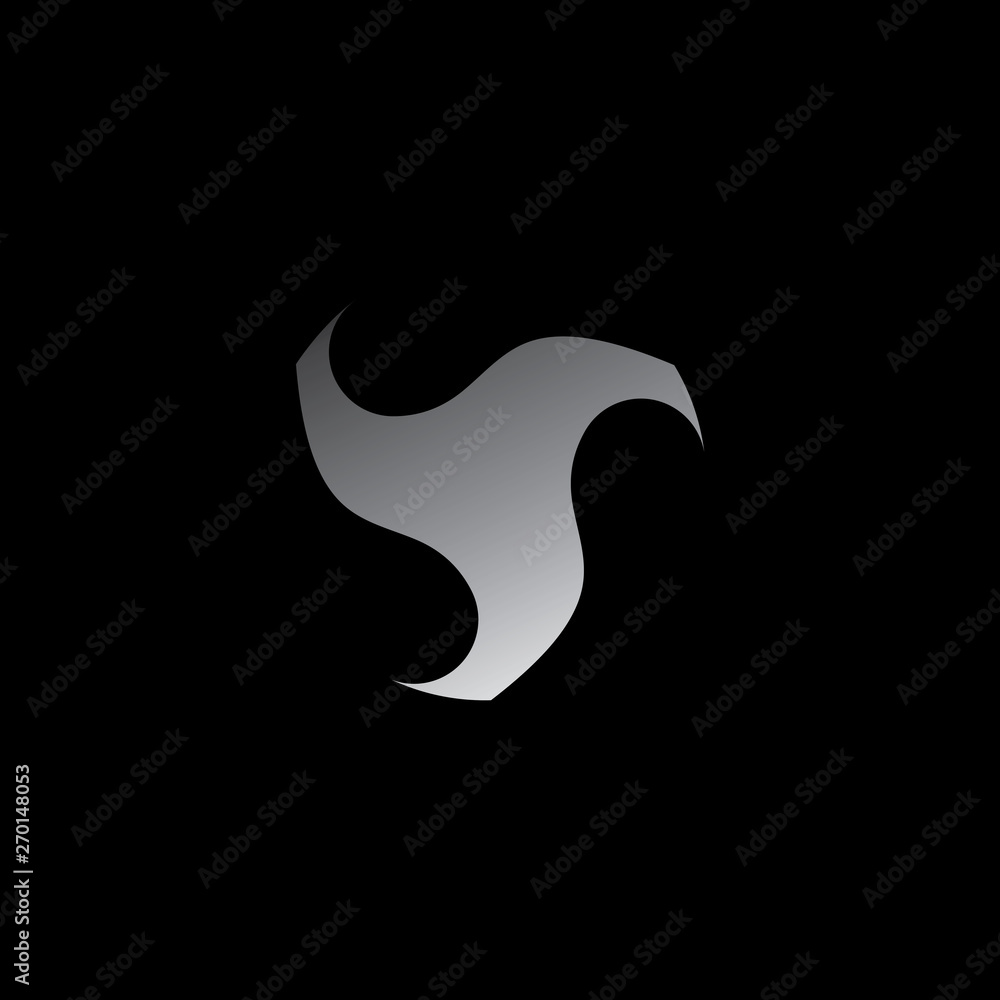 abstract circle triangle geometric logo vector abstract circle triangle geometric logo vector