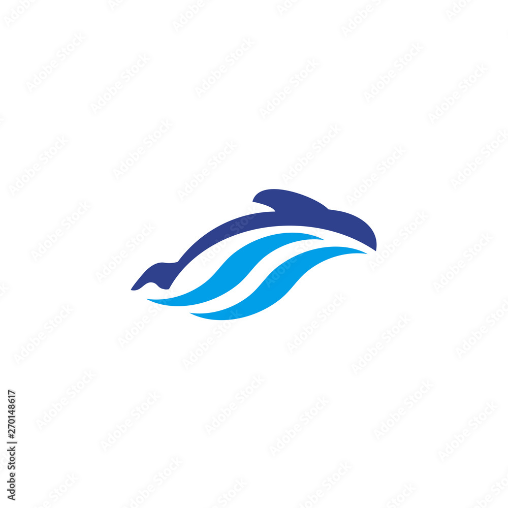 Dolphin logo design vector template Dolphin logo design vector template