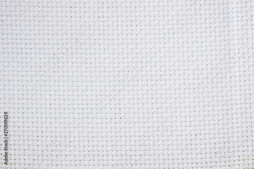 White background texture canvas for cross stit