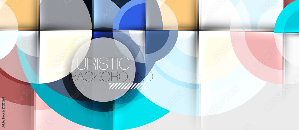 Circular geometrical design template Circular geometrical design template