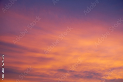 Fototapeta Naklejka Na Ścianę i Meble -  twilight sky after sunset over city  for background