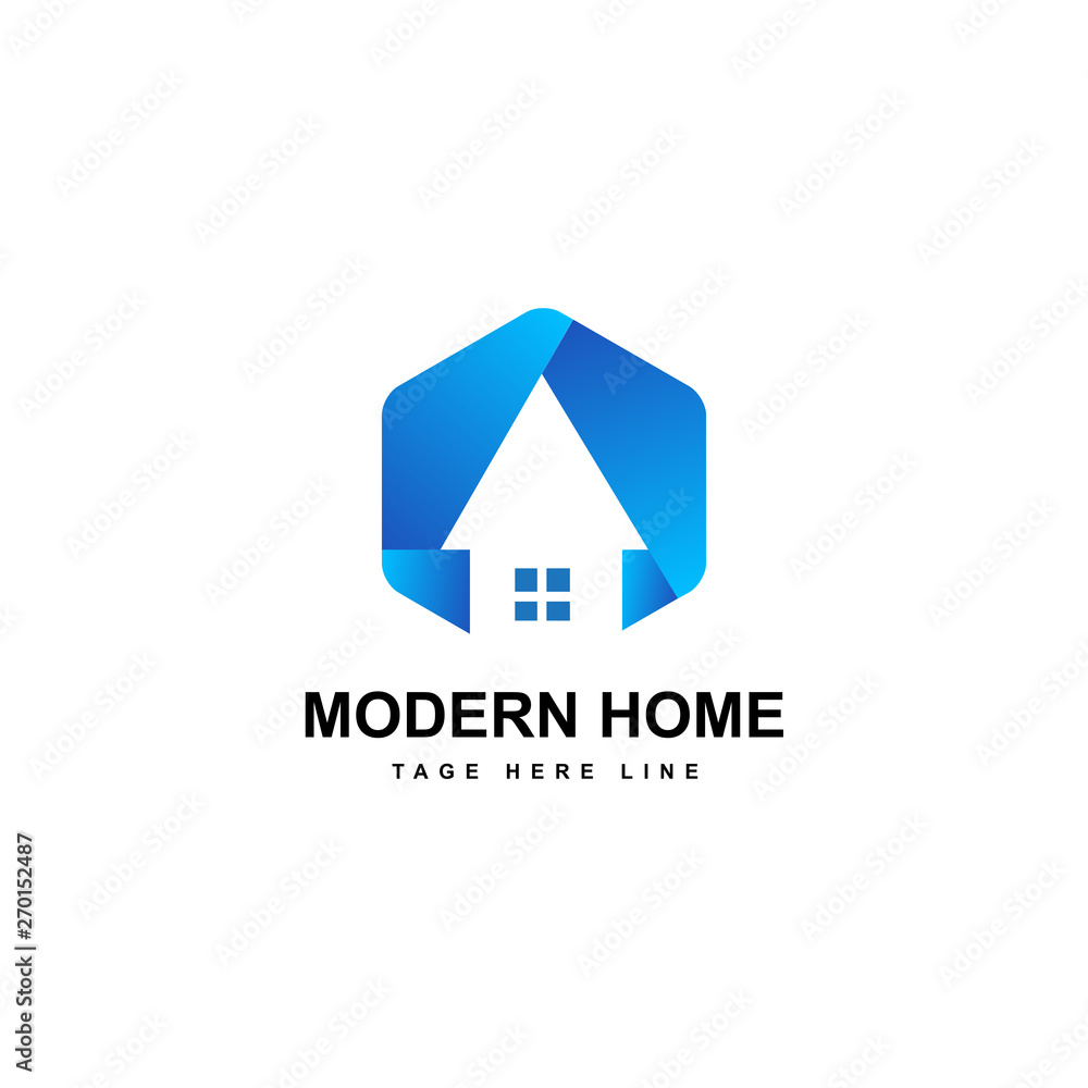 modern home logo