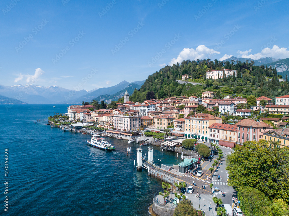 Village of Bellagio. Como lake, Italy. Tourist destination in Europe