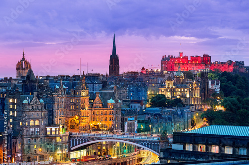 Edinburgh at dusk