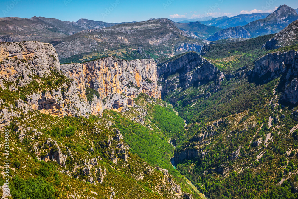 The mountain canyon in France The mountain canyon in France