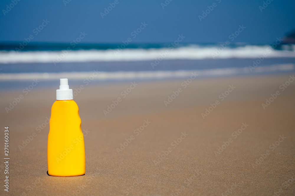 sea and suntan oil copyspase blue sky and sand sea and suntan oil copyspase blue sky and sand