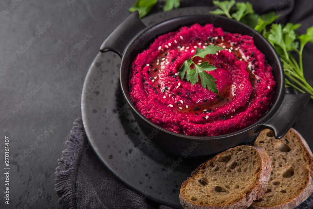 healthy vegan beetroot and chickpeas hummus healthy vegan beetroot and chickpeas hummus