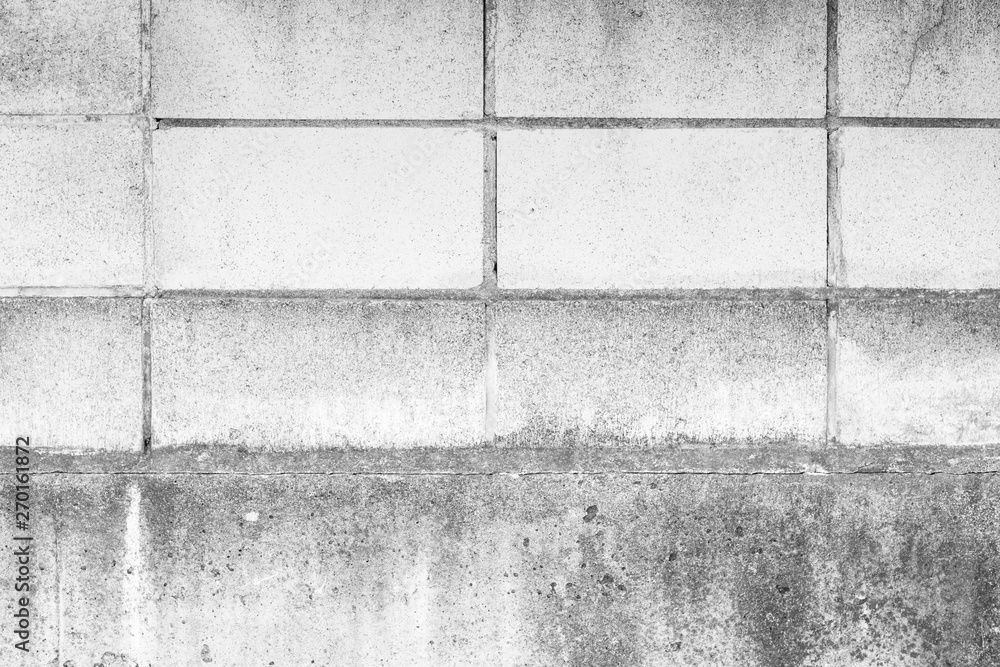 Fototapeta premium Cement block wall and concrete wall background