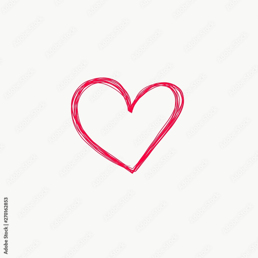 Hand drawn Love hearts concept. illustration of wedding love. Love icon isolated on white background. valentine sign symbol. Hand drawn Love hearts concept. illustration of wedding love. Love icon isolated on white background. valentine sign symbol.
