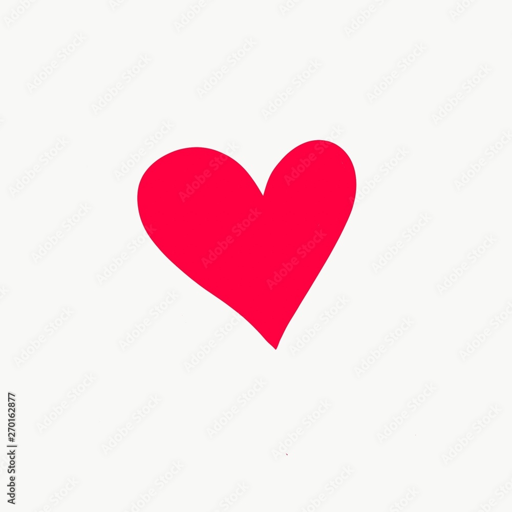 Hand drawn Love hearts concept. illustration of wedding love. Love icon isolated on white background. valentine sign symbol. 