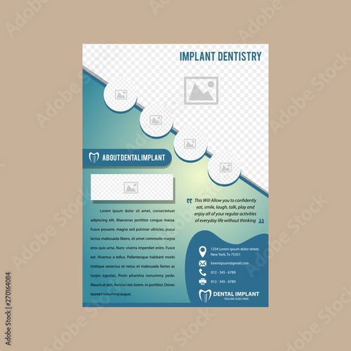 Flyers for Health and Medical concept. Hygiene template of flyear, magazines, posters, book cover, banners. Clinic infographic concept background. Layout dentistry illustrations modern pages