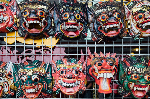 Bali mask at market