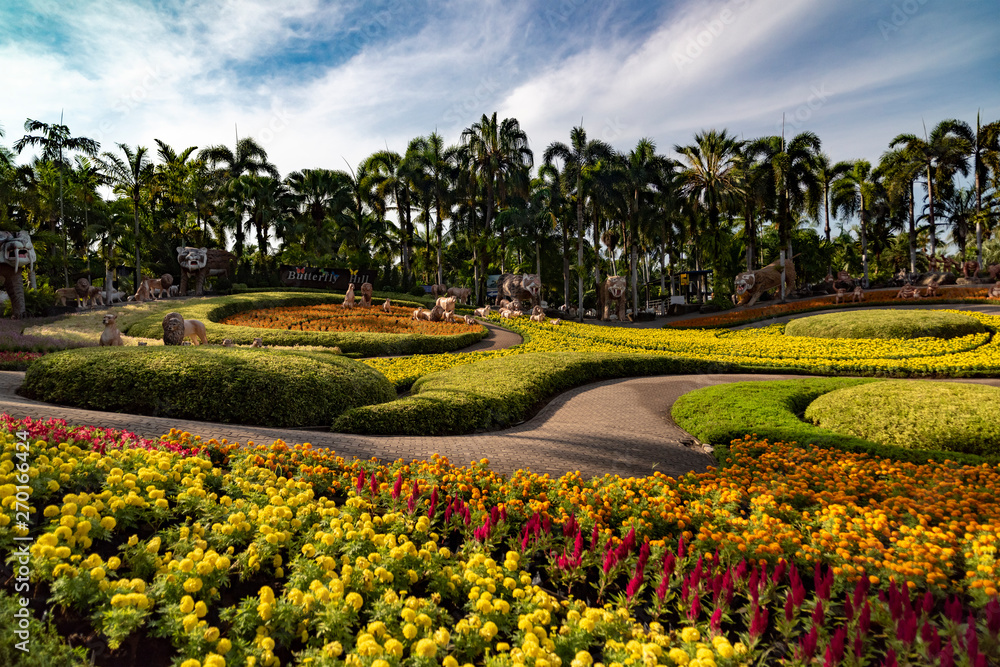 Tropical Garden Nong Nooch. Pattaya, Thailand.