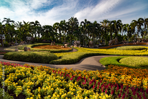 Tropical Garden Nong Nooch. Pattaya  Thailand.