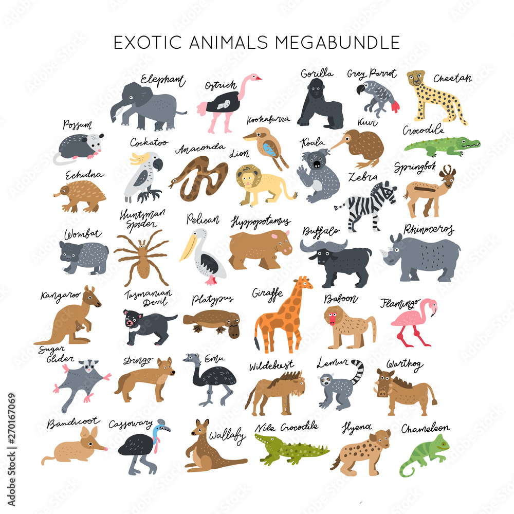 Clipart Vector Drawing Set Clipart Vector Drawing Set