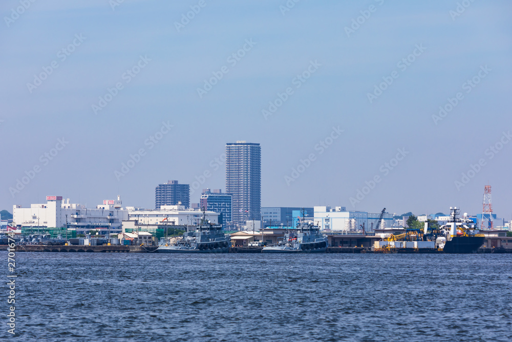 (神奈川県ｰ風景)臨港パークから見る横浜港風景２
