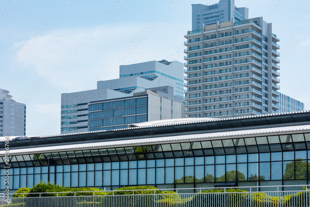 (神奈川県ｰ都市風景)横浜国際会議場周辺の風景２