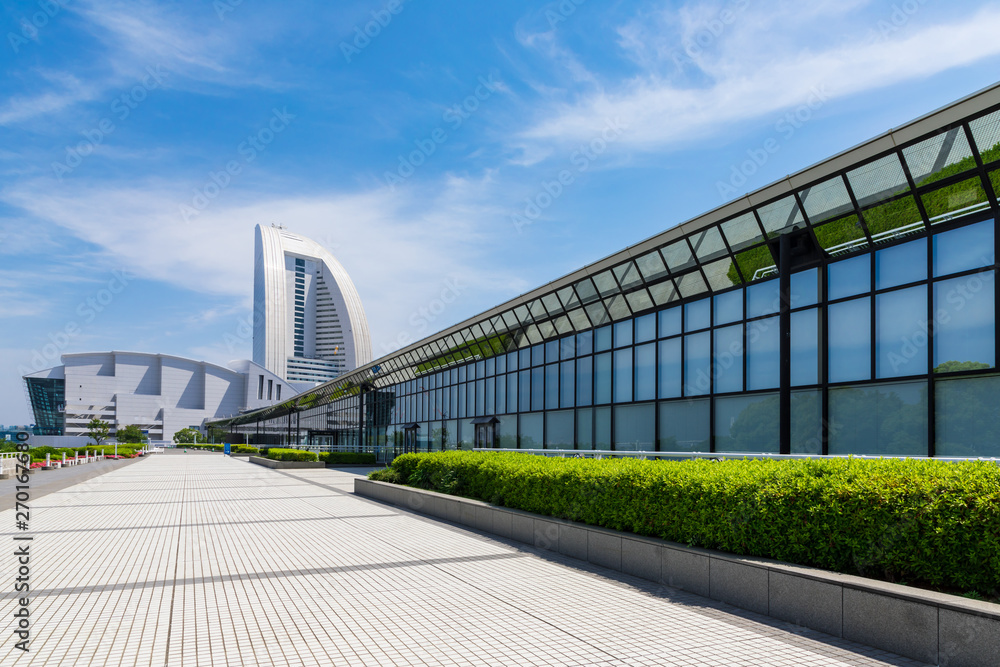 Fototapeta premium (神奈川県ｰ都市風景)横浜国際会議場周辺の風景３