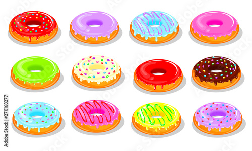 Tasty glazed donuts