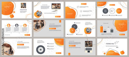 Presentation and slide layout background. Design yellow gradient geometric template. Use for business annual report, flyer, marketing, leaflet, advertising, brochure, modern style.