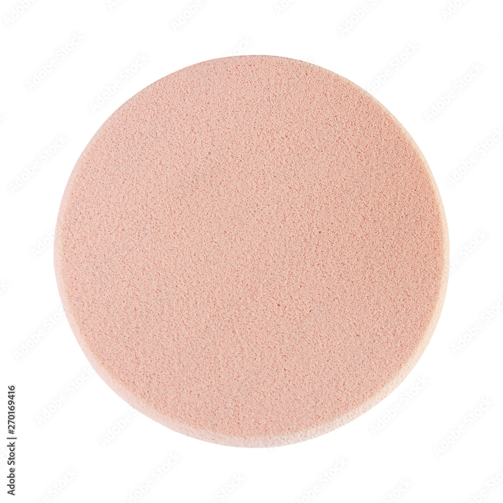 makeup sponge isolated on white background. makeup sponge isolated on white background.