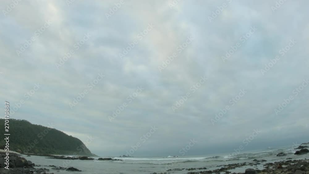 Time Lapse Of A Beach With Small Waves Time Lapse Of A Beach With Small Waves