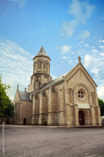 Echiré. Eglise Notre-Dame. Deux-Sèvres. Nouvelle-Aquitaine
