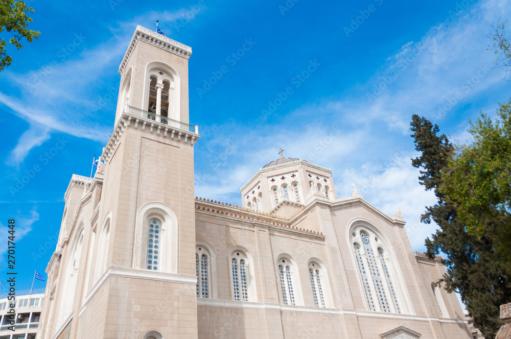 The Metropolitan Cathedral of the Annunciation, is the cathedral church of the Archbishopric of Athens and all Greece.