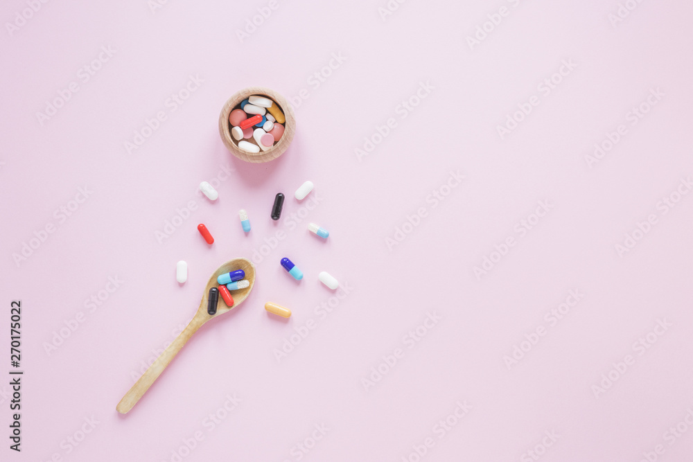 Flat lay medical composition with copyspace Flat lay medical composition with copyspace
