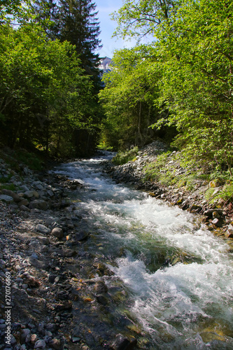 Hiking on the wild waters nature trail in Schladming - Styria, Austria
