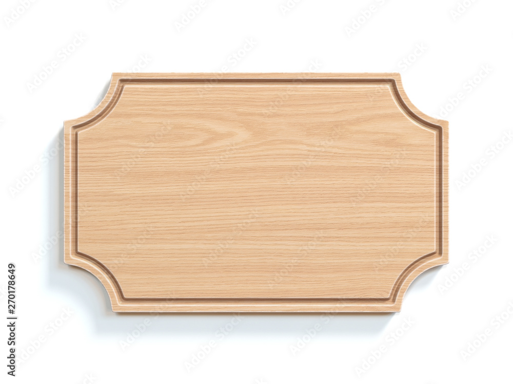 Wooden sign board isolated on white background 3d rendering Stock Photo ...